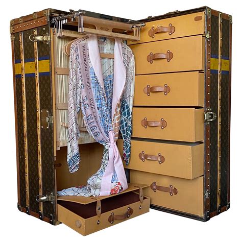 louis vuitton trunks|Louis Vuitton wardrobe trunk.